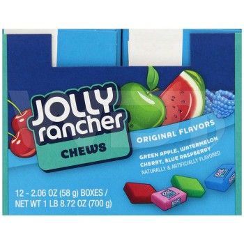 Jolly Rancher Awesome Twosome Chews, Watermelon Green Apple, Cherry Orange - 6.5 oz