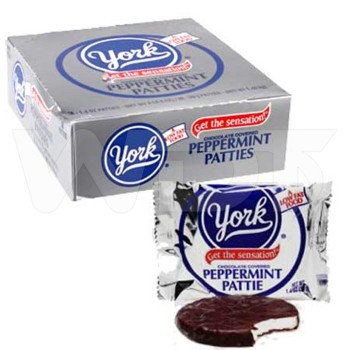 YORK SUGAR FREE Peppermint Pattie Peg Bag, 3 oz, 12 Count